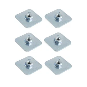 6 x FIA / MSA UK Harness Bolt Stress / Mounting Plate (7/16 UNF Thread) - Picture 1 of 1