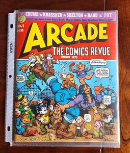 Arcade The Comics Revue #1 Comix 1975 Crumb Spain Griffith Deitch,S Clay Wilson - Picture 1 of 2
