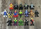 Imaginext Action Figures 3” DC Super Heroes & Super Villains Lot Of 17 Used