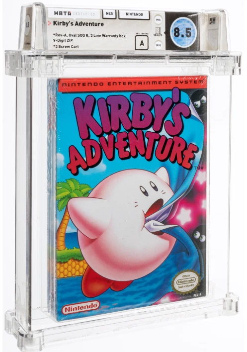 Kirby's Adventure - Wata 8.5 A Sealed NTSC US, NES Nintendo 1993 - Image 1 of 2