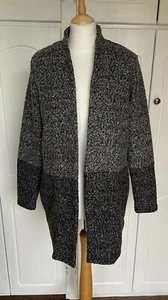 Strickjacke Gr. 12 Next grau Coatigan Blazer Boho schrullig Retro offen Oberbekleidung - Bild 1 von 18