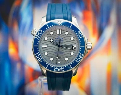 Omega Seamaster Diver 300M Esfera Gris 42mm - Ref. 210.32.42.20.06.001 - Completo Foto 1 de 4