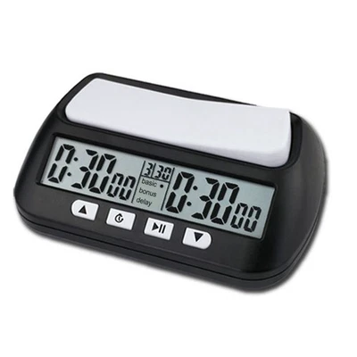 Chess Clock Digital Chess Timer With Audible Alarm Function YS 902 Black En LS - Image 1 of 4