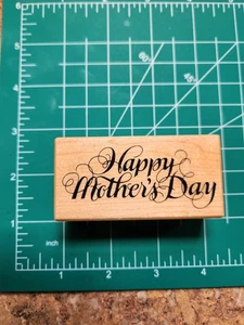 Sello de goma PSX de colección elegante guión - Feliz día de la madre peine envío B12 - Imagen 1 de 6
