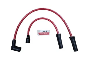 Ton's Performance 10mm Red Spark plug wires for 2008+ Victory motorcycles - Picture 1 of 4