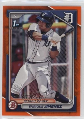 2024 Bowman Prospects Orange Border /25 Enrique Jimenez #BP-31 - Image 1 of 2