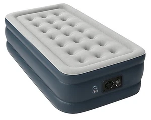 Green Haven Raised Single Airbed - Built-in Electric Pump 196x97x47cm Ex Display - Picture 1 of 7