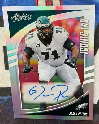 Panini Absolute Football 2025 #II-JPS Jason Peters autógrafo 038/199 (JR) Foto 1 de 2