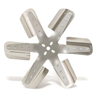 Ventilador Flex-A-Lite 101259 Flex, aspas de acero inoxidable, plateado, 18 pulgadas Foto 1 de 4