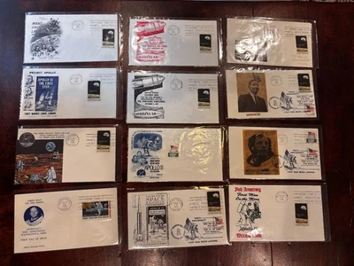 Apollo 11 Wapakoneta OHIO 18 Covers 9/6/1969 Armstrong Hometown Space !! - Image 1 of 2