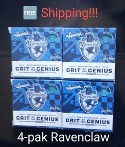 Ravenclaw NEW: 4-pk Dr. Squatch Harry Potter Grit of the Genius Soaps 5oz each - Picture 1 of 5