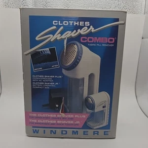 COMBO AFEITADORA ROPA Windmere PLUS & JR Tela Removedor de Pastillas SUÉTERES Tapicería - Imagen 1 de 4