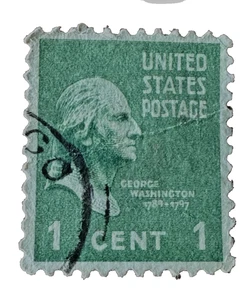 1 Cent 1939 Green George Washington 1789-1797 RARE EXCELLENT Money Back GUARANTE - Picture 1 of 3
