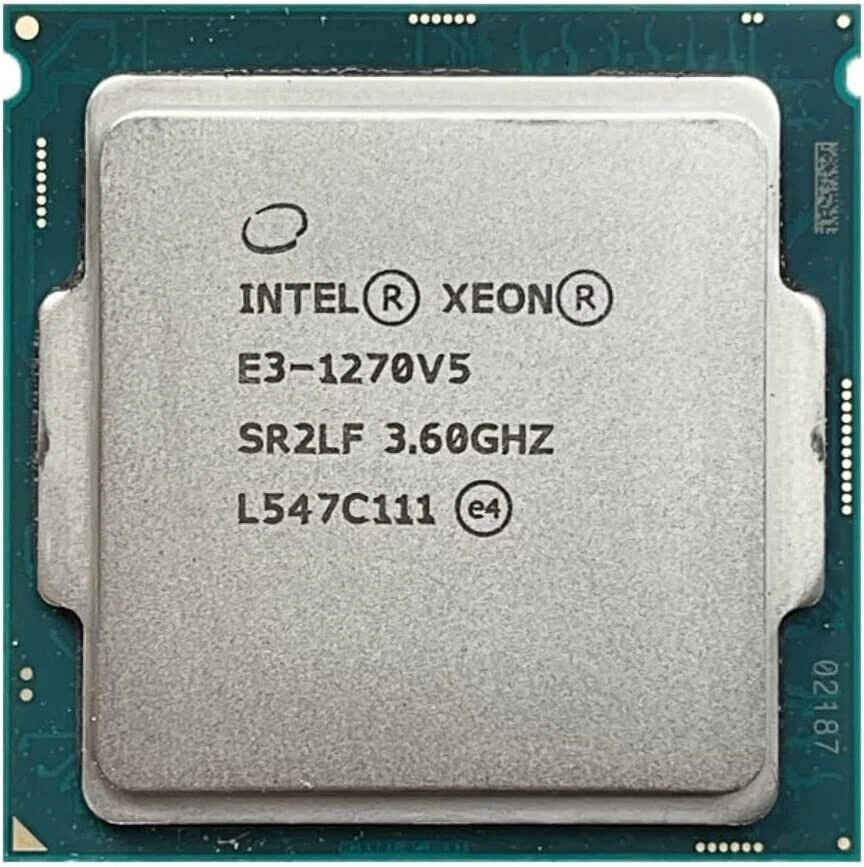Intel Xeon E3-1270V5 SR2CP SR2LF 3.6GHz 4Cores 80W LGA 1151 CPU Processor - Image 1 of 1