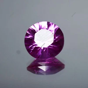 8,90 ct natürlicher & echter rosa Rubin runde Form loser Edelstein ZERTIFIZIERT - Bild 1 von 13