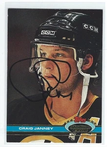 Craig Janney Signed 1991/92 Topps Stadium Club Card #147 - Picture 1 of 1