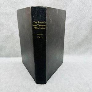 The Peoples New Testament Bible w Notes Volume 2 BW Johnson Hardback Vintage - Picture 1 of 15
