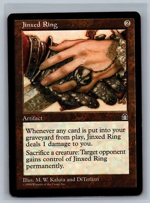Magic The Gathering Stronghold Jinxed Ring MTG TCG CCG - Image 1 of 2