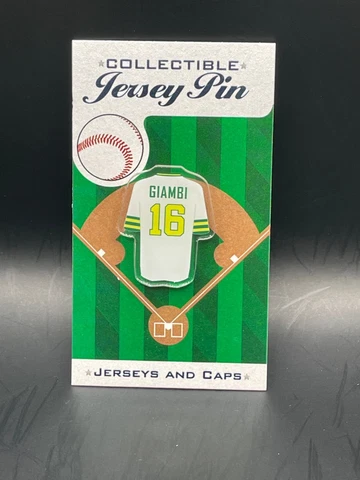 Oakland Athletics Jason Giambi jersey lapel pin-Classic Retro Collectible Cover