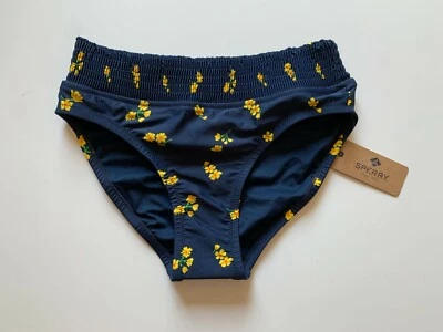 SPERRY Ditsy Daze со сборками бикини низ в синий размер маленький - новый - Изображение 1 из 3