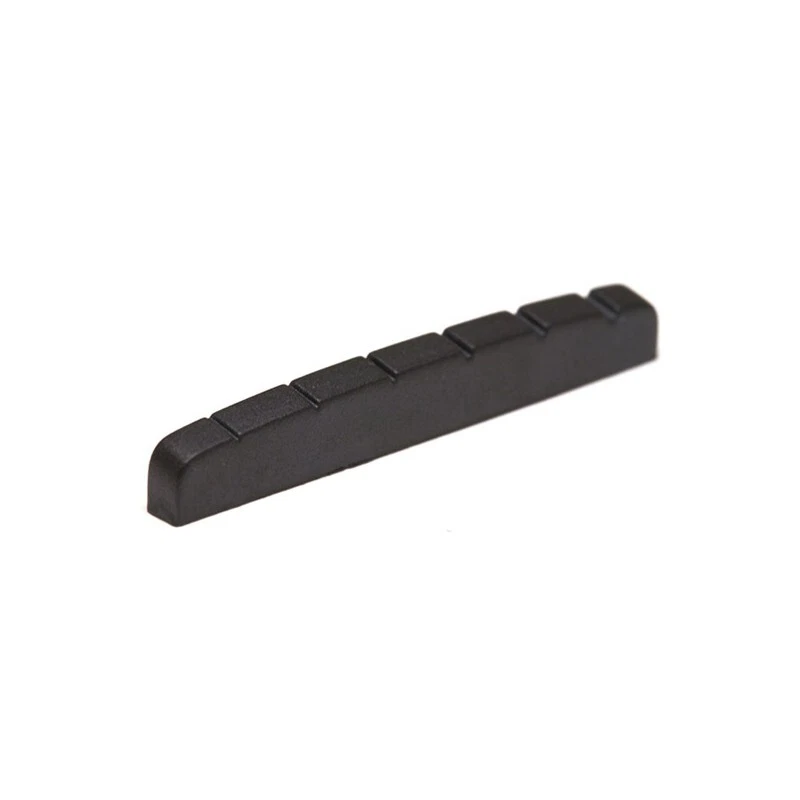 BLACK TUSQ PT-5010-00 - CAPOTASTO PER CHITARRA ELETTRICA TIPO STRATO - FLAT BOTT - Immagine 1 di 1
