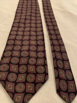 Итальянский шелковый галстук Oliver Hunt сделано в США - Изображение 1 из 4