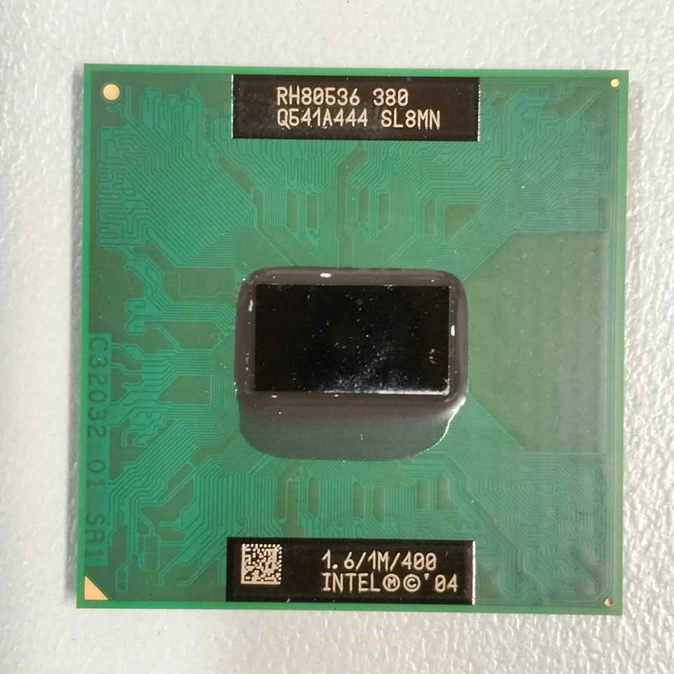 Intel Celeron 380 CPU 1.6 GHz 1MB L2 21W 1-Core Processor Socket PGA 478 SL8MN - Image 1 of 4
