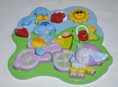 Blues Clues Bike Puzzle Storytime Chunky Plastic 3D Puzzle Friends 2000 - Image 1 of 4