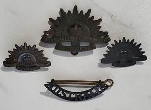 Australian Commonwealth Military Cap & Collar Badge Cap has attachment pic 7/8 - Picture 1 of 8