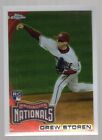 2010 Topps Chrome Washington Nationals Baseball Card #216 Drew Storen Rookie. rookie card picture