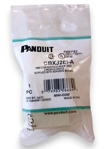 Panduit CBXJ2EI-A Mini-Com Surface Mount Box 2 position Adhesive Backing - Picture 1 of 2