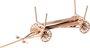 1/87 HO NOCH 14243 : Wooden Log Wagon - Laser-Cut Kit NIB - Picture 1 of 3