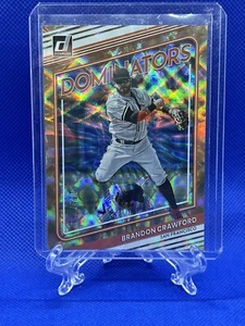 2022 PANINI DONRUSS - BRANDON CRAWFORD - DOMINATORS PARALLEL #D/999 - Giants - Bild 1 von 2