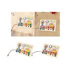 Montessori Busy Board with LED Light Switches for Age 1 2 3 4 Children Gifts