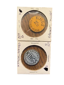 1920's Kings Store Token - Mens&Boy's Wear - Columbia PA - Elizabethtown PA - Picture 1 of 2