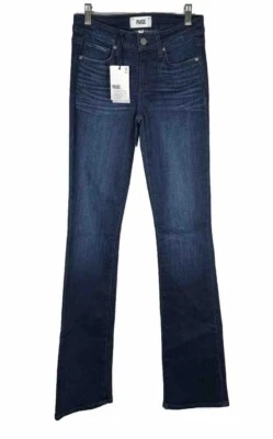 Paige Women’s Jeans Size 25 Manhattan Boot Color Dark Blue (Baylor) Denim - Image 1 of 4