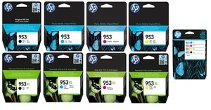 Original HP 953XL 4er Set Tinte Patronen Officejet Pro 8210 8218 8710 8730 8740