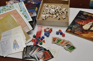 VTG AD&D Dragonlance Tales Of The Lance Incomplete Set 1074 and 40 Trading Cards - Picture 1 of 24