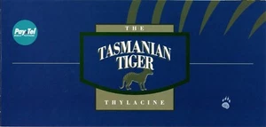 1995 Australia Pay-Tel Tasmanian Tiger $5 Phone Card Limited Edition Folder, VGC - Bild 1 von 2