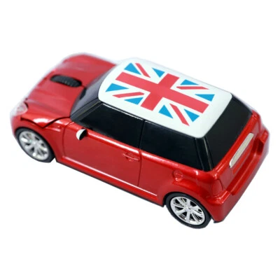 2.4G BMW Mini Cooper car Shape Wireless Mouse Gaming mice for PC Laptop Mac Gift - Image 1 of 4