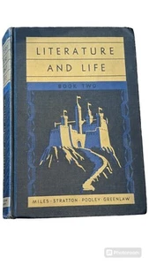 Vintage Textbook "Literature and Life" Book Two Revised Edition 1936 - Picture 1 of 5