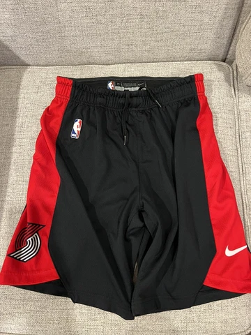 Mens Authentic Nike Portland Trailblazers Team Shorts Medium Size 34 Cover