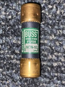 BUSSMANN NON 10 One-Time Fuse 250V Non-10 - Picture 1 of 3
