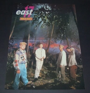 EAST 17 - RICHARD GERE Turkish 1994 Magazine CENTERFOLD POSTER 70066 - Picture 1 of 2