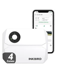 Rasensprengeranlage Bewässerung Bewässerungssteuerung 4 Zonen Inkbird IIC-400 WLAN - Bild 1 von 16