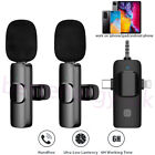 Mini Mic Wireless Lavalier Microphone Phone For iPhone Android Recording Vlog