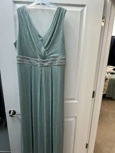 R&M Richards abito formale donna taglia 18 strass scollo a V senza maniche - Foto 1 di 10