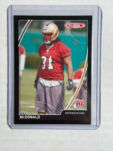 RAY McDONALD ~ 2007 Topps Total Rookie Card #515 ~ BLACK PARALLEL SP RC #21/50 - Picture 1 of 2