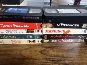 VHS Lot of 10 Cult Classic Movies - Jerry Maguire, Mandingo, Patch Adams + More! - Picture 1 of 8