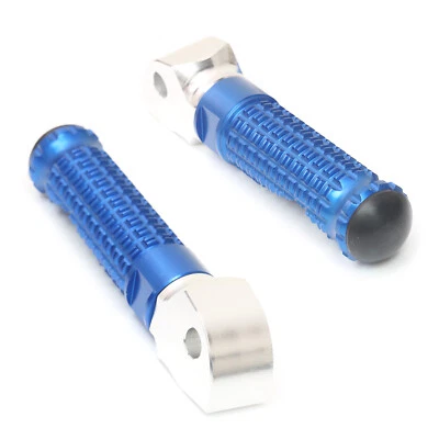 MPRO Blue CNC Rear Foot Pegs For Yamaha FZ6 /S Fazer 08 09 10 11 12 13 14 15 16 - Imagem 1 de 4